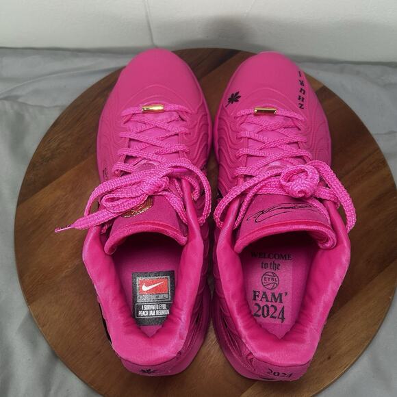 Nike LeBron 21 “EYBL Peach Jam” Players Edition HJ8085-600 Men’s Size 12 - Picture 6 of 8